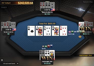 Hit a Royal Flush to Win the Jackpot!