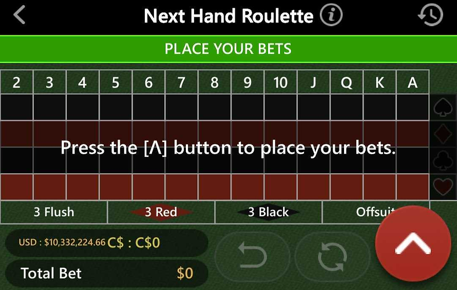 Next Hand Roulette PLO-5 Mobile Table
